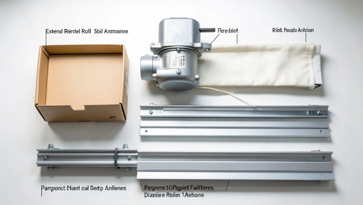 budowa rolety zewnętrznej elektrycznej