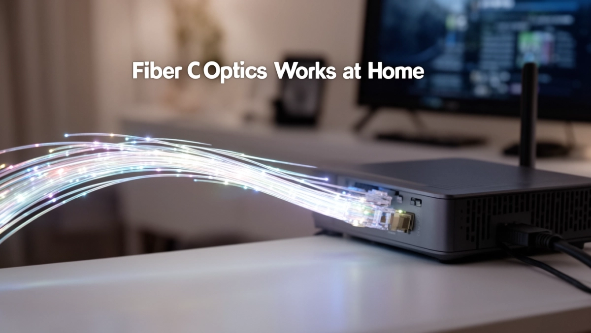 Jak działa światłowód w domu