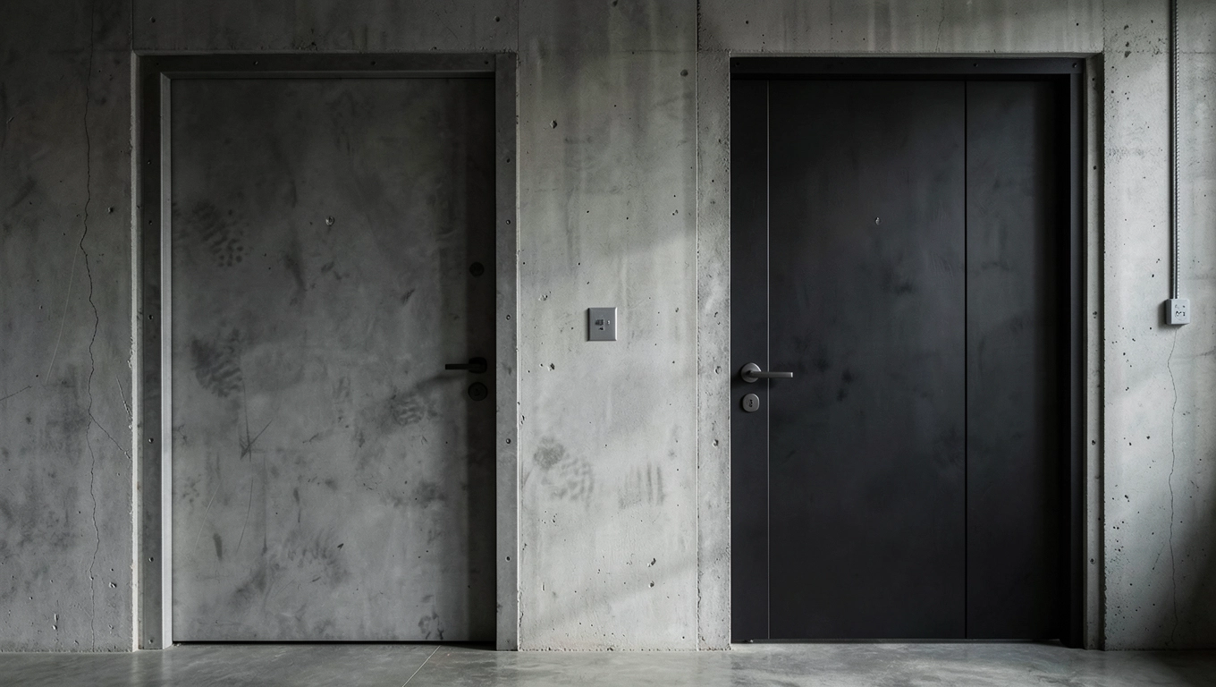 Kolory drzwi wewnętrznych w stylu industrialnym