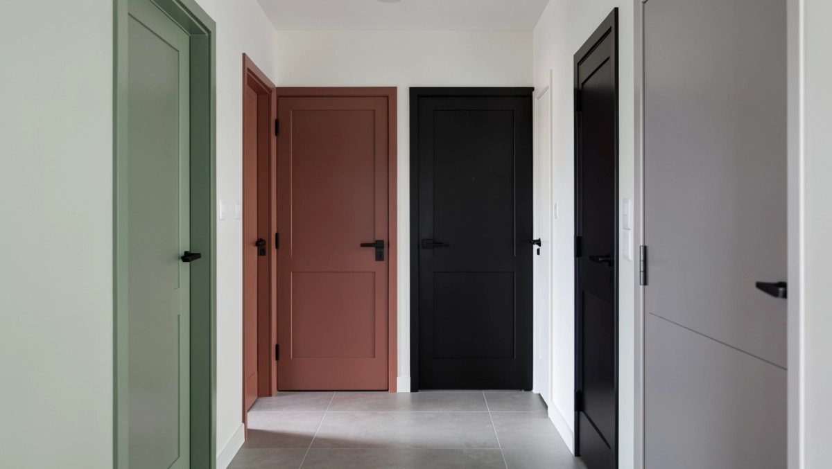 Najmodniejsze kolory drzwi wewnętrznych