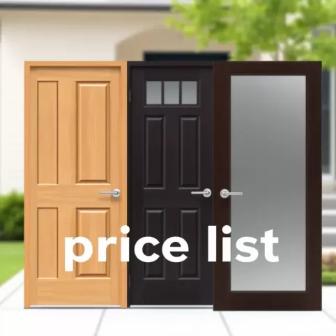 Drzwi zewnętrzne na wymiar cennik
