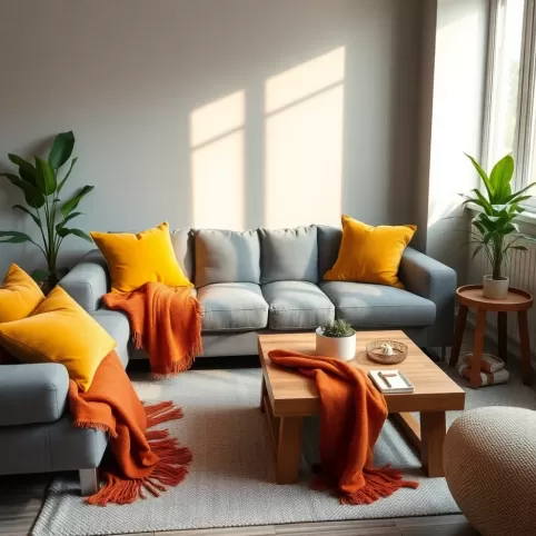 Jak ocieplić szare wnętrze