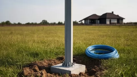 Koszt postawienia słupa światłowodowego