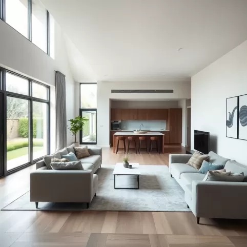 Nowoczesne wnętrza domów jednorodzinnych