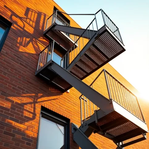 Schody ewakuacyjne zewnętrzne cena