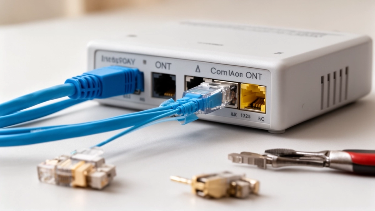 światłowód jak podłączyć