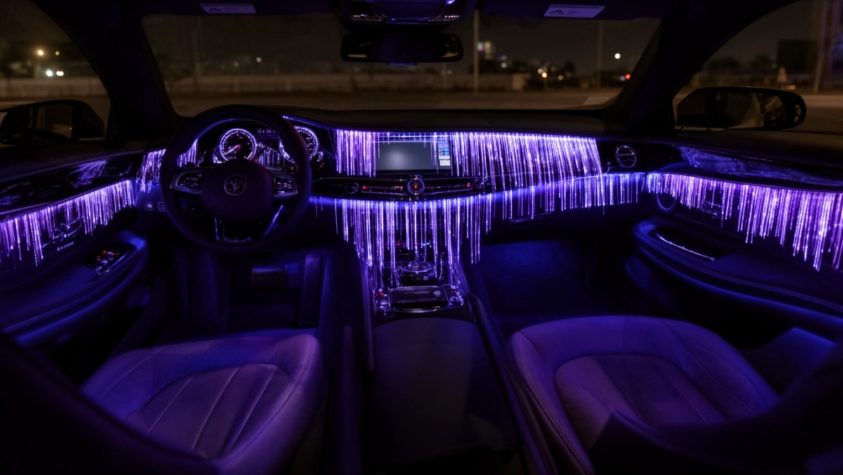 Światłowód w samochodzie